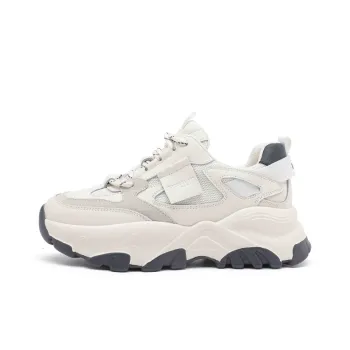 AIFUlIn Evelyn Low Top Chunky Sneakers Women's Beige Blue