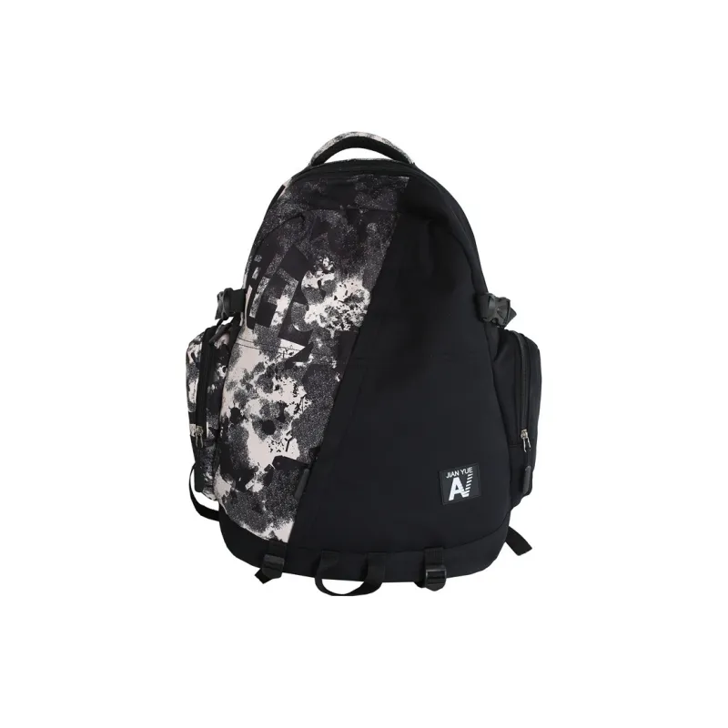 GEERDUN Nylon Backpack Laptop Bag Unisex Black-0