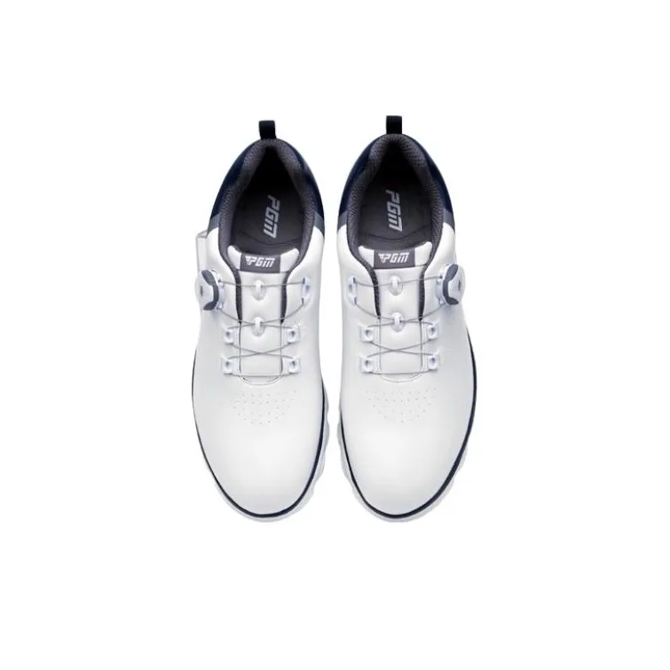 PGM Anti Slip And Wear Resistant Breathable Low Top Golf Shoes Men's White Blue-1