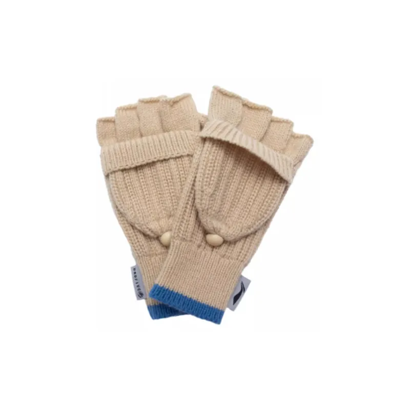 LiNing Knit Gloves Unisex Creamy Brown-3