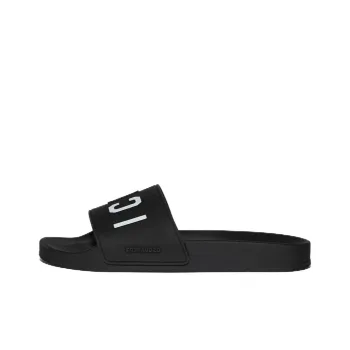 DSQUARED 2 Icon Print Flat Slides Women's