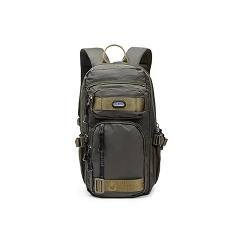 Volunteer Oxford Backpack Medium Size Men's Black/Green-8