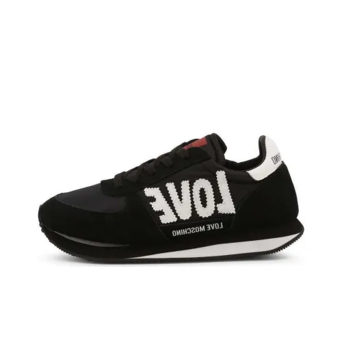 LOVE MOSCHINO Lifestyle Shoes Women's Low-Top Black/White