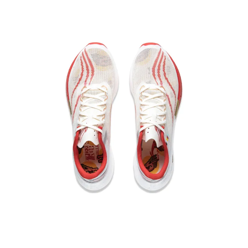 LINING Feidian 3 Challenger Running Shoes Women's Low Top Red/White-3