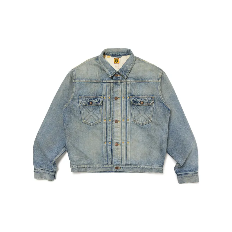 HUMAN MADE X Kaws Denim Ii Work Jacket - POIZON