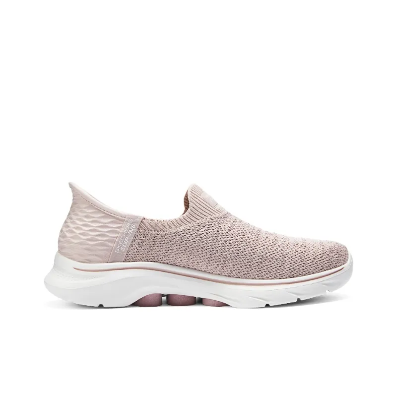 Skechers GO WALK 7 Cushioned Wear Resistant Breathable Lightweight Low Top Casual Running Shoes Women's Pink-1