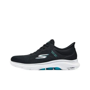 Skechers GO WALK 7 Cushioned Anti Slip And Wear Resistant Lightweight Low Top Casual Running Shoes Women's Black Blue