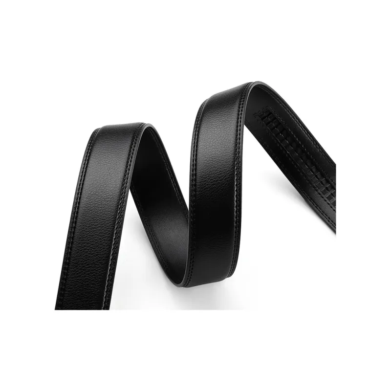 AUGTARLION Genuine Leather Luxe Versatility Leather Belts Men's Black 3.5cm-9