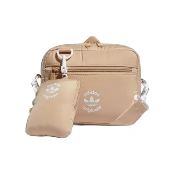 Adidas Puffer And Pouch Crossbody Bag Magic Beige/White