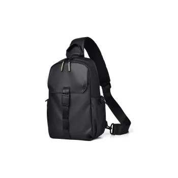 Slazenger Nylon Shoulder Bag Crossbody Bag Fanny Pack Sling Bag Regular Unisex Black/Gray/Blue