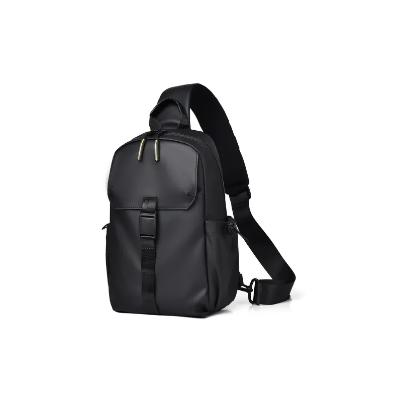 Slazenger Nylon Shoulder Bag Crossbody Bag Fanny Pack Sling Bag Regular Unisex Black/Gray/Blue-0
