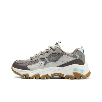 Skechers Cloud Isle Cushioning Wear Resistant Low Top Outdoor Shoes Women's Gray Brown