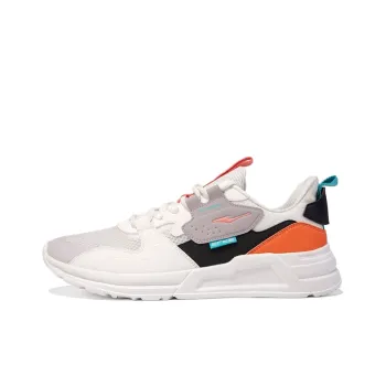 Erke Anti Slip And Wear Resistant Breathable Low Top Running Shoes Men's Coral