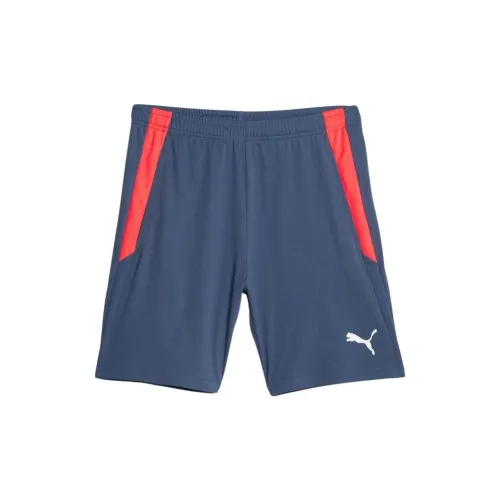 PUMA Soccer Bottoms Men Navy Blue