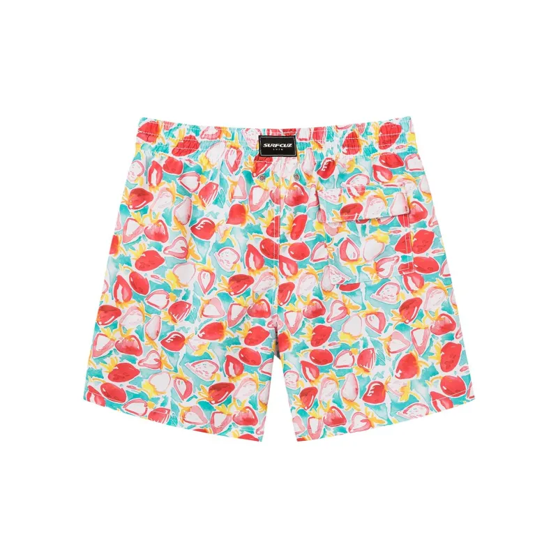 SURFCUZ Beach Shorts Men's Strawberry Red-1