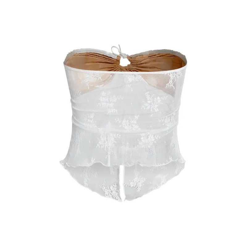 Tiger Mist KAROLINA TOP Strapless Top Women's White-1