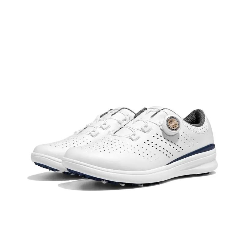 PGA Abrasion Resistant Slip Resistant Lightweight Low Top Golf Shoes Women's White-1