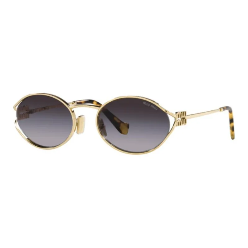MIU MIU Oval Frame Sunglasses-0
