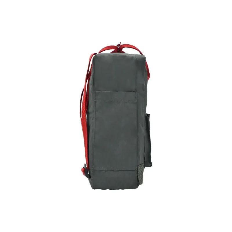 Fjallraven Kanken Vinylon Handbag Backpack Regular Unisex Forest Green Bull Red Multicolor-1