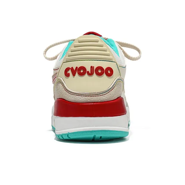 CVOJOO Stars Collection Low Top Skateboard Shoes Unisex Peach Cheese-4