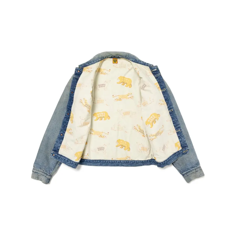 HUMAN MADE X Kaws Denim Ii Work Jacket - POIZON