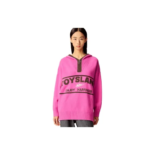 XII BASKET Sweaters Women's Rose Red