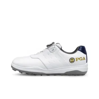 PGA Cushioning Wear-Resistant Low-Top Golf Shoes Women's White Blue