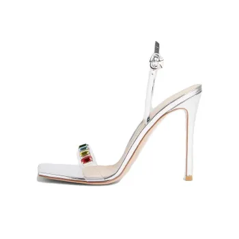 GIANVITO ROSSI Ribbon Candy 105mm Crystal embellished Sandals
