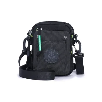 Volunteer Oxford Shoulder Bag Crossbody Bag Small Size Men's Black/Gray Green/Army Green