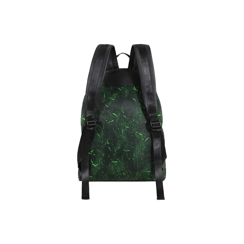 KONADCT Polyester Large Capacity Practical Commute Backpack Stripes Backpack Unisex-10
