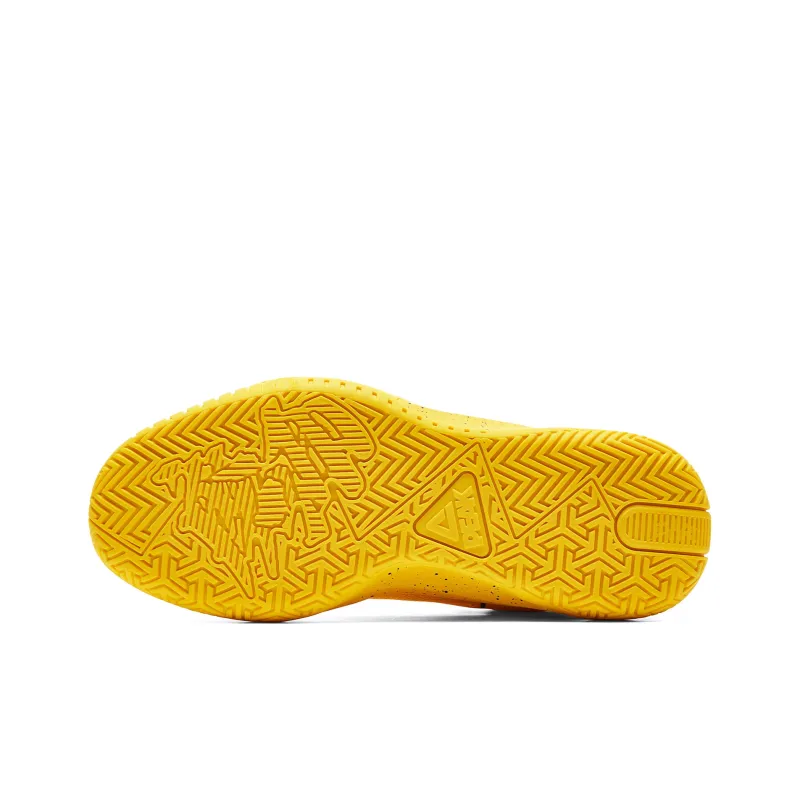 PEAK Sharp Marks Basketball Shoes Men Low Top Yellow-5