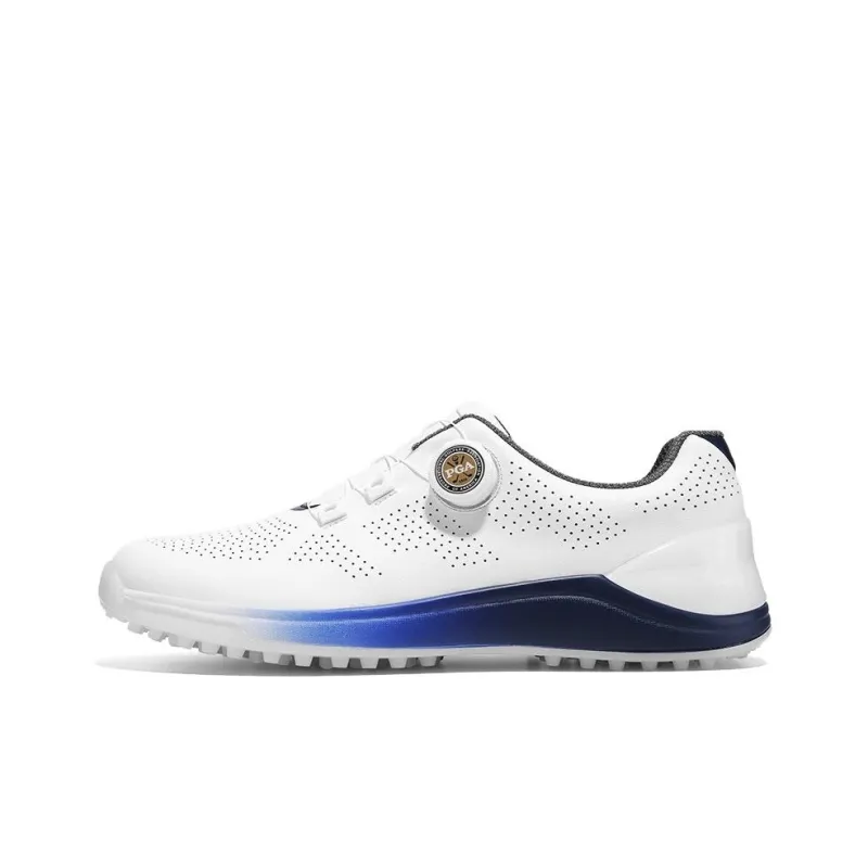 PGA Wear-Resistant Slip-Resistant Cushioning Low-Top Golf Shoes Men's White-0