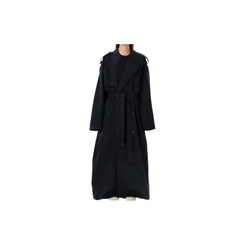 Balenciaga Trench Coats Women's Navy