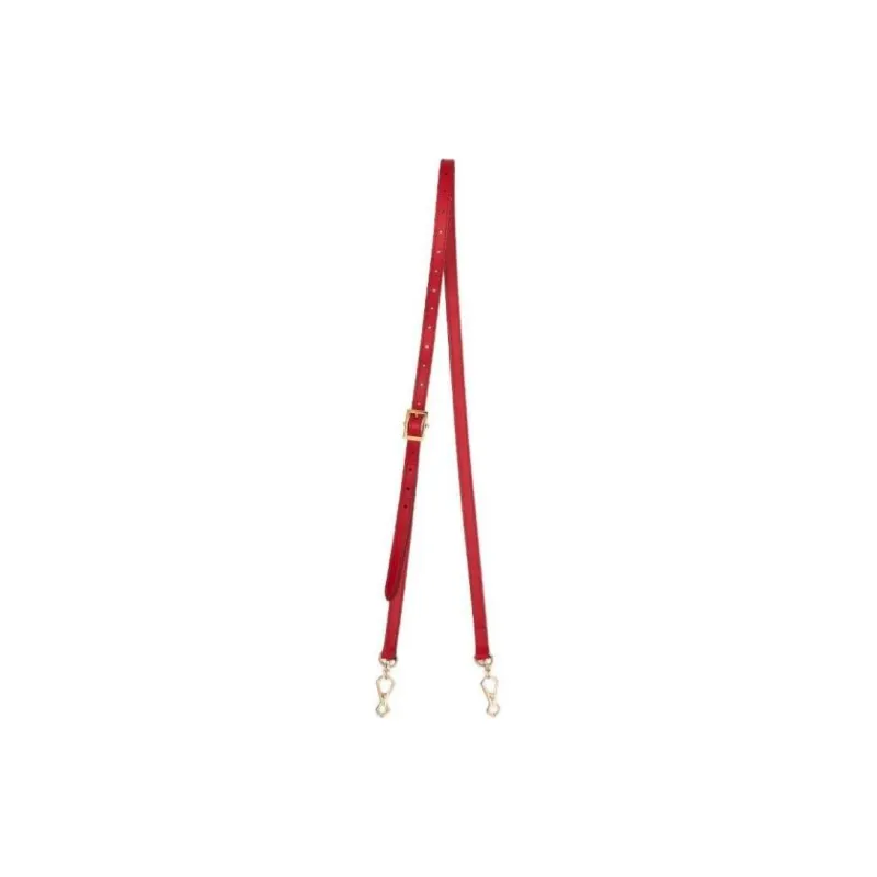 GUCCI Sylvie Leather Shoulder Strap Bag Straps Women's Red-1