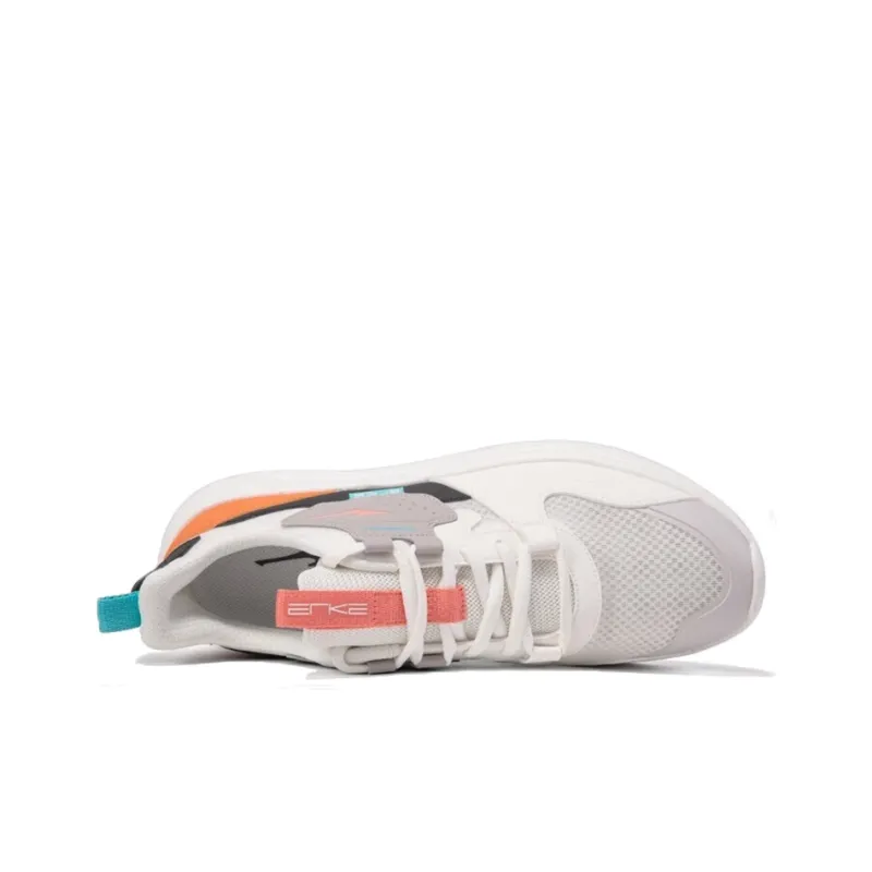 Erke Anti Slip And Wear Resistant Breathable Low Top Running Shoes Men's Coral-2