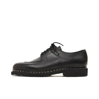 Paraboot Distressed Leather Lace up Shoes
