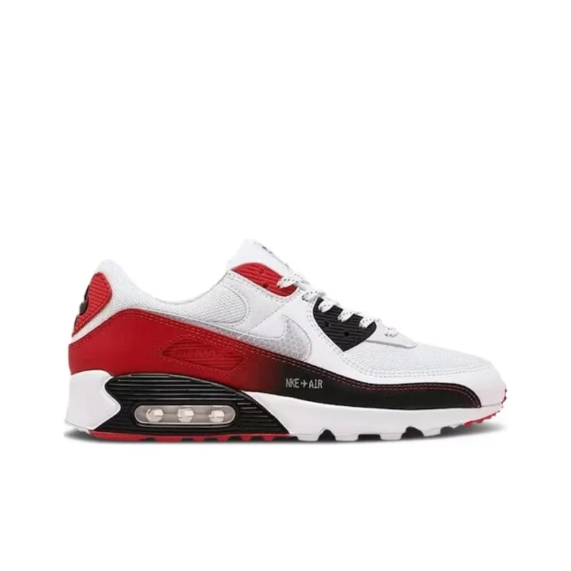 Nike Air Max 90 White Black Red Gradient-1