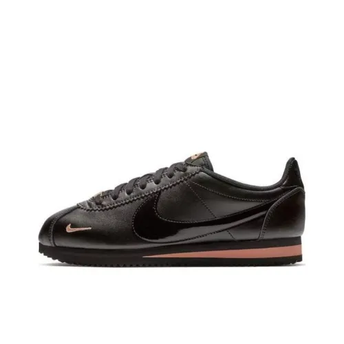 Nike Classic Cortez Black Rose Gold Women's