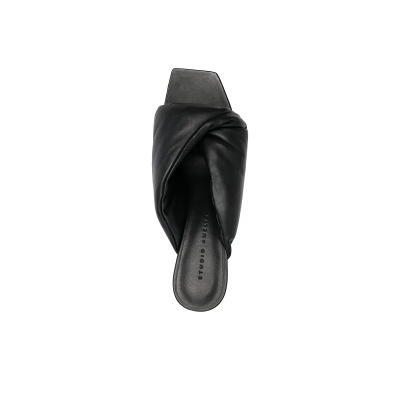 STUDIO AMELIA Croissant 90mm Heeled Mules-4