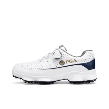 PGA Cushioning, Wear Resistant Low Top Golf Shoes Men's White