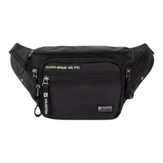 Volunteer Oxford Fanny Pack Men's Black/Gray/Green-2