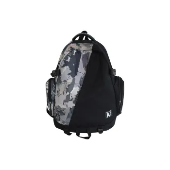 GEERDUN Nylon Backpack Laptop Bag Unisex Black