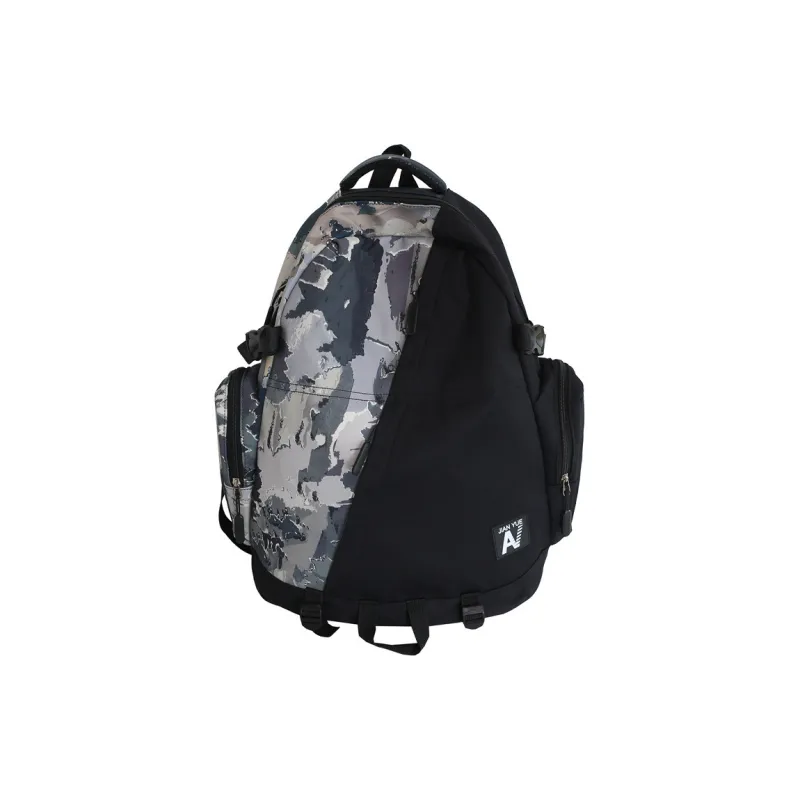 GEERDUN Nylon Backpack Laptop Bag Unisex Black-3