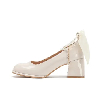 KATHRYN WILSON High Heels Women's Apricot/Black