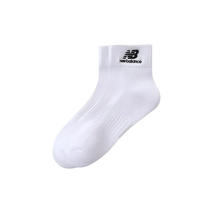 New Balance Ankle Socks Unisex 1 Pack White-0