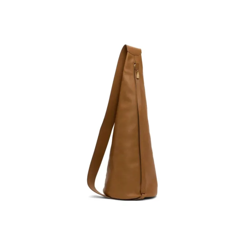 THE ROW Cow Leather Handbag Shoulder Bag Women's Brown-2