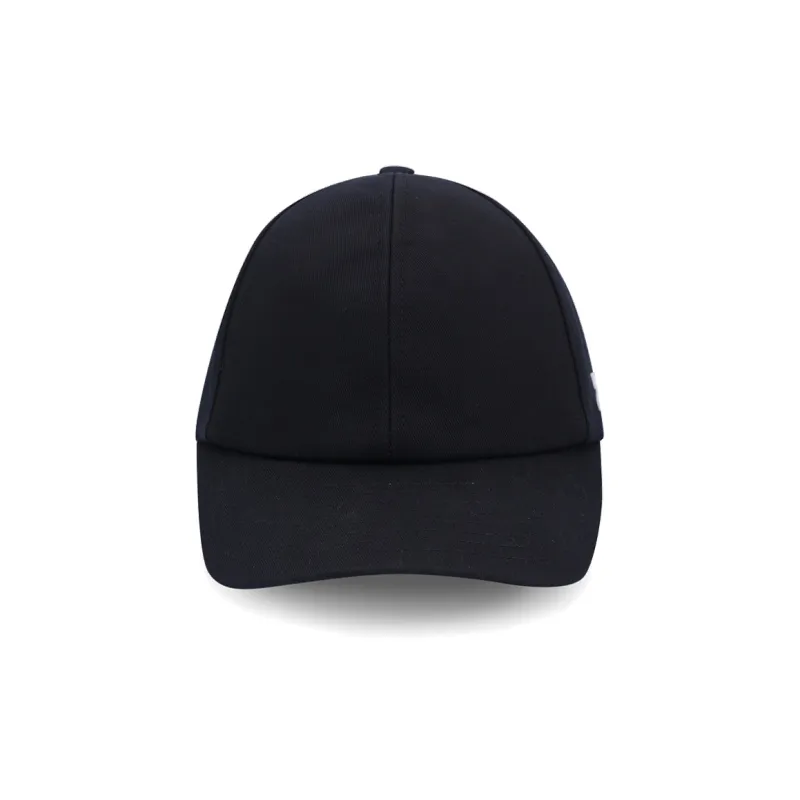 COURREGES Narrow Brim Logo Patch Baseball Cap-1