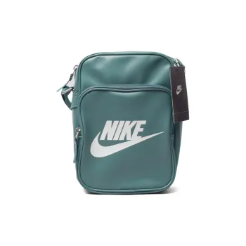 Nike Artificial Leather Crossbody Bag Shoulder Bag Small Size Men's Green