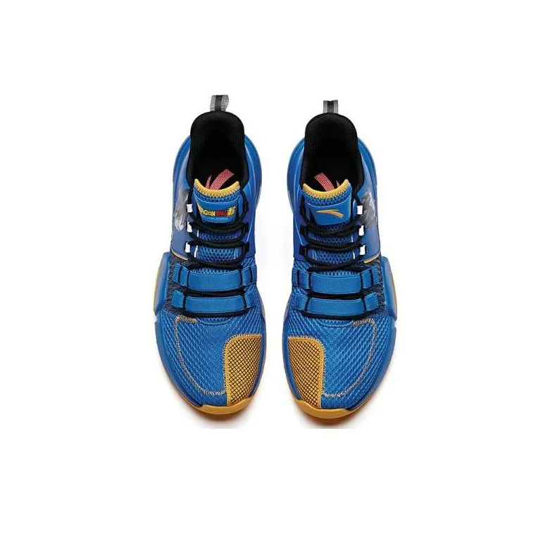 Dragon Ball Super x Anta Vegeta Cushioning Anti Slip And Wear Resistant Low Top Basketball Shoes Men's Blue-2