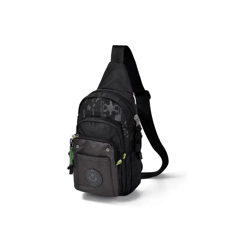 Volunteer Oxford Sling Bags Crossbody Bags Regular Men's Army Green/Black/Gray Green-4